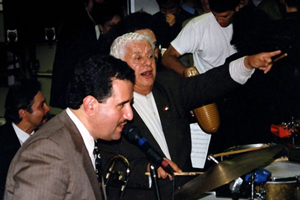 Demetrios Kastaris, Tito Puente,  February 2000 Architect and Designer's Building, NYC (photo credit Ito Rodriguez)