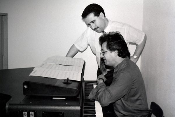 Demetrios Kastaris with Edy Martinez, March 1990 (photo Demetrios Kastaris collection)