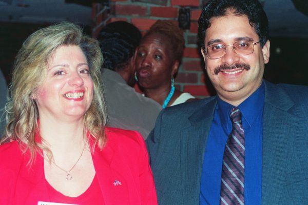 Vicki Solá and Louis Lafitte at Vicki’s Radio Station WFDU Fundraiser Concert.