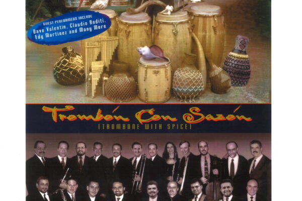 The Latin-Jazz Coalition CD Poster from July, 2000. Mounted in the Spanish Harlem Salsa Museum March, 2024.