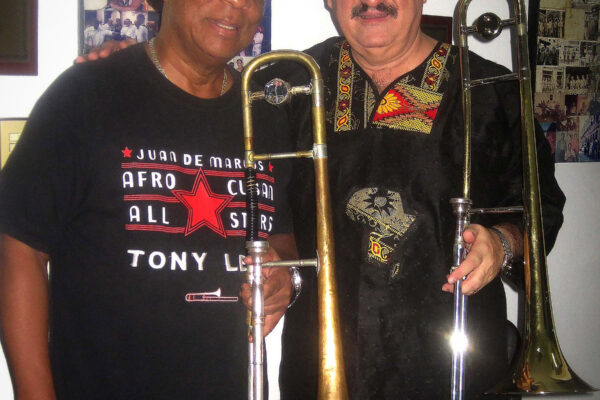 The late legendary Profesor Antonio Leal Rodríguez at his home in Old Havana (La Habana Vieja). Rodríguez was the last trombonist with the legendary Benny Moré Orchestra. Photo taken November 2018.