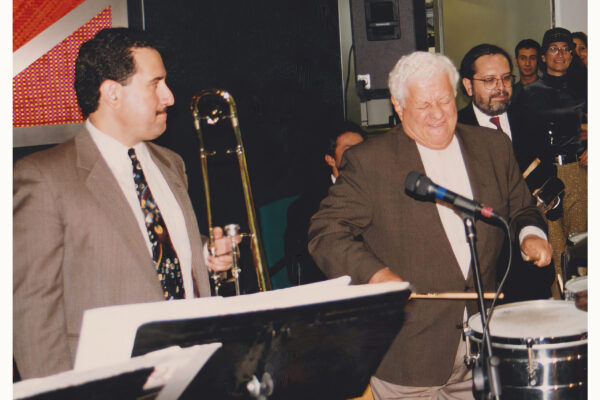 Performing with Latin Music Legend, Superstar Tito Puente. Architects and Designers Building in New York City. February 2000. Photo Credit: Ito Rodriguez